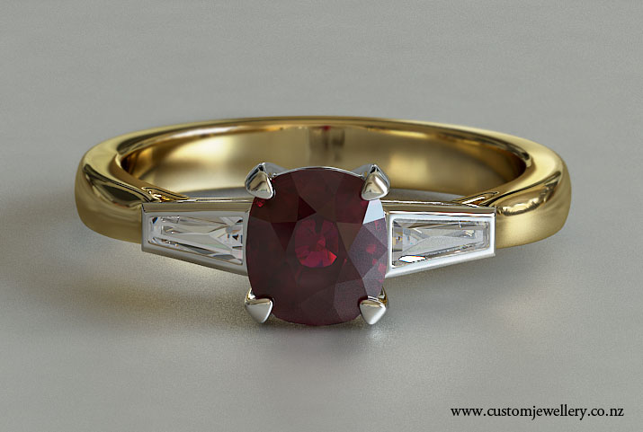 Ruby engagement rings nz
