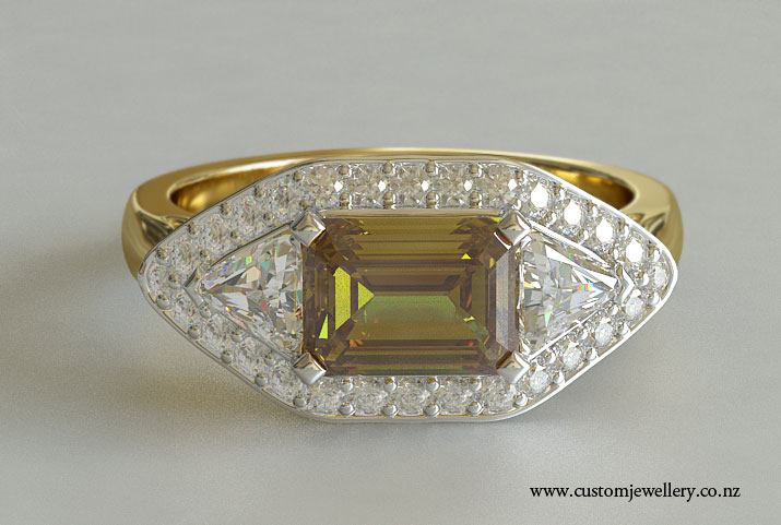 Yellow diamond engagement rings nz