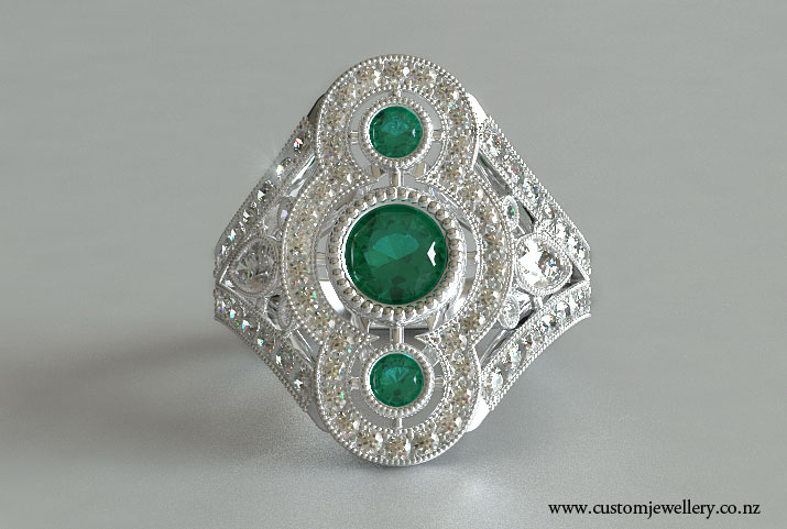 Emerald ring nz store