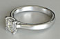 Princess Cut Diamond Solitaire Picture Frame Setting