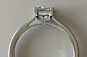 Princess Cut Diamond Solitaire Picture Frame Setting