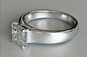 Asscher Diamond Solitaire Engagement Ring