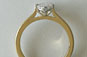 Yellow Gold Marquise Solitaire Diamond Engagement Ring