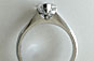 Heart Cut Diamond Soliraire Engagement Ring Knife Edge Shank