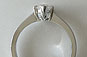 Pear Diamond Solitaire Engagement Ring Knife Edge
