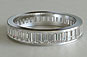 baguette diamond, channel set, eternity ring